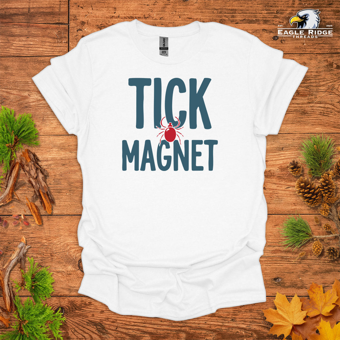 Tick Magnet • Hiking T-shirt • Funny Outdoor Graphic