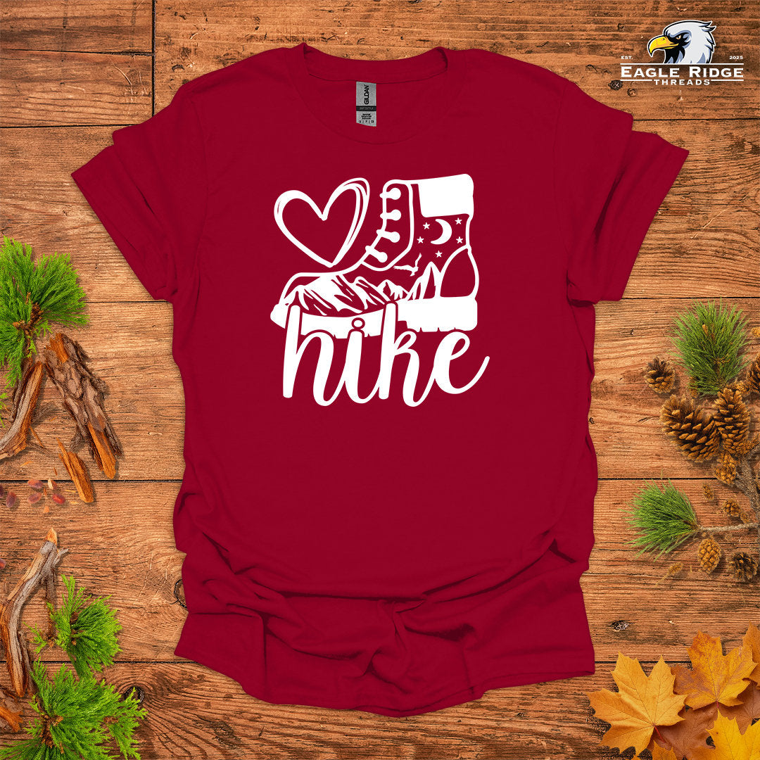 Copy of Go Where You Feel Most Alive • Hiking T-shirt • Mountain Boot Graphic