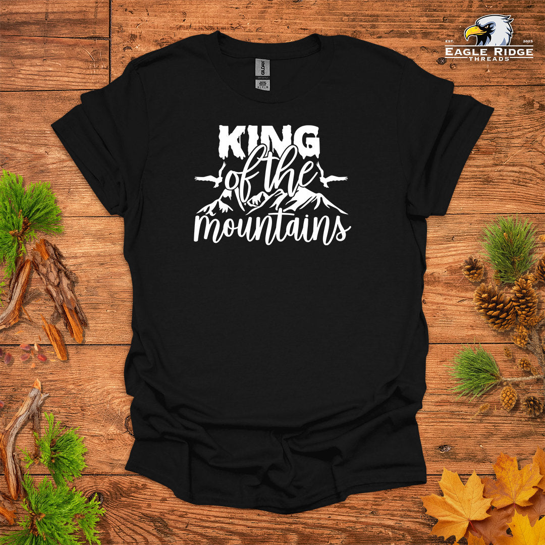 King Of The Mountains • Hiking T-shirt • Mountain Graphic