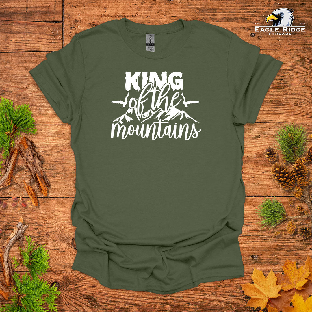 King Of The Mountains • Hiking T-shirt • Mountain Graphic
