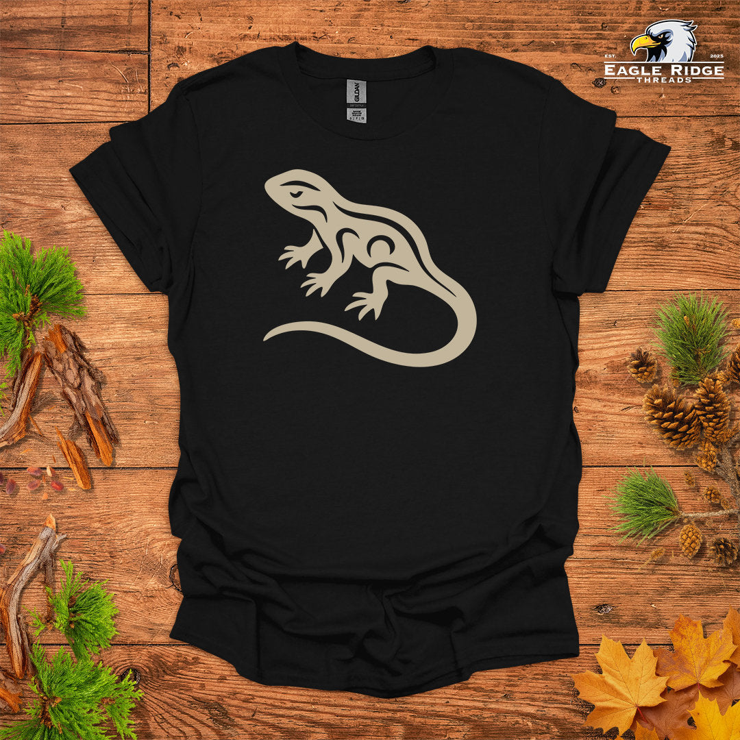 Tribal Newt • Hiking T-shirt • Nature-Inspired Design