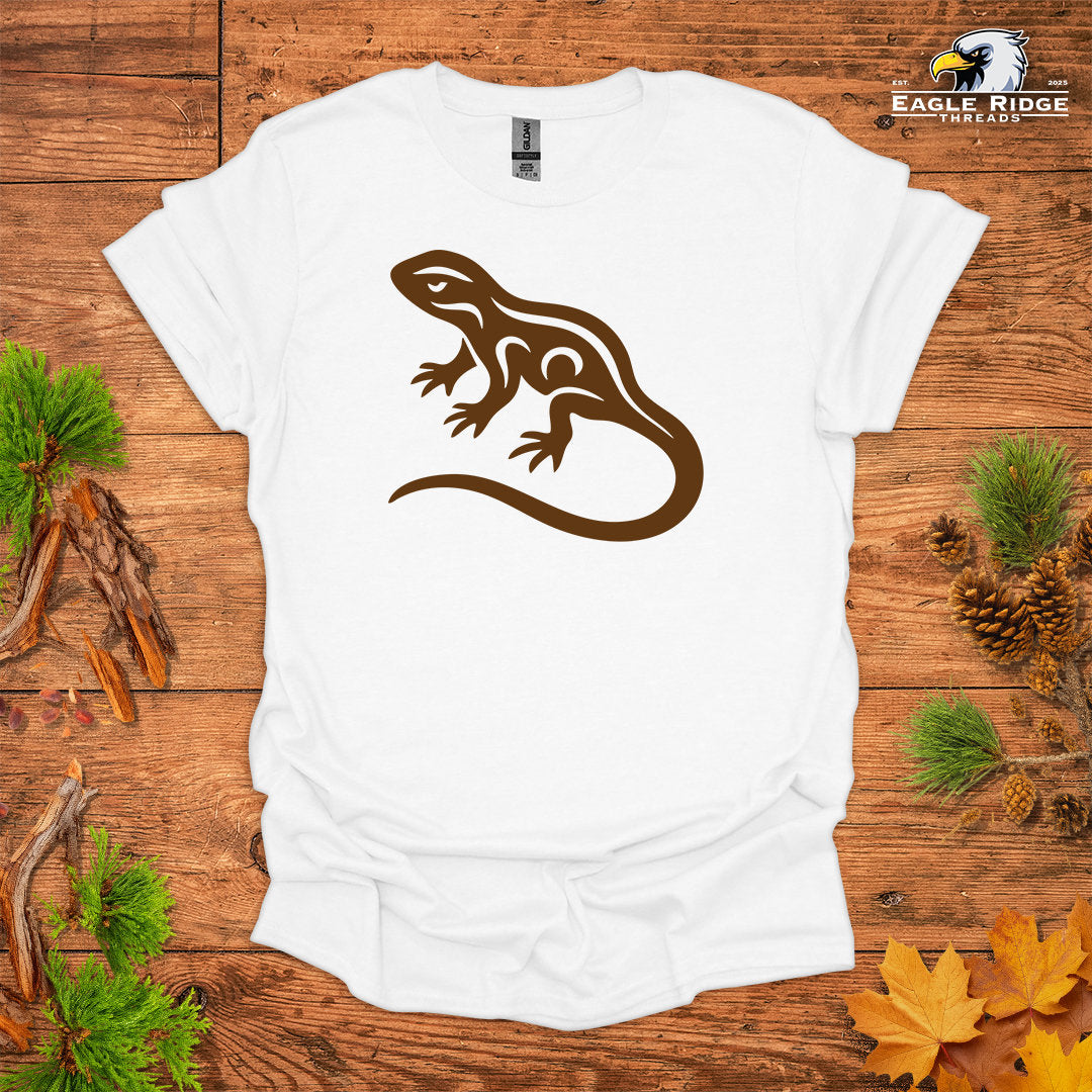 Tribal Newt • Hiking T-shirt • Nature-Inspired Design