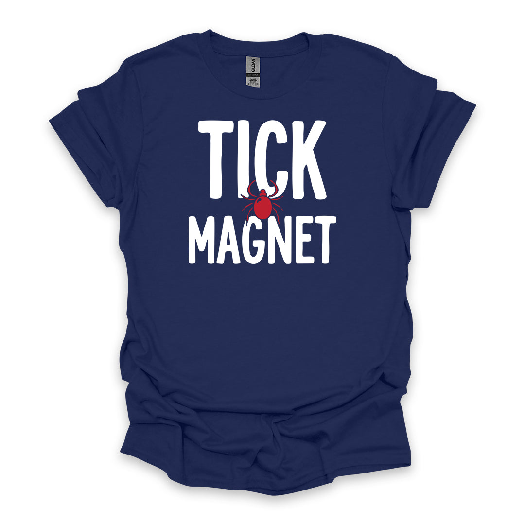 Tick Magnet • Hiking T-shirt • Funny Outdoor Graphic