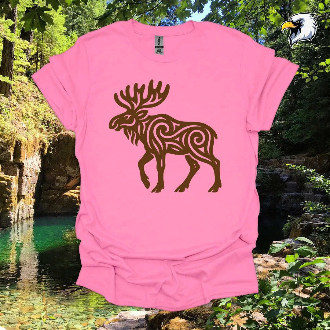 "Moose" hiking t-shirt – Tribal Nature Graphic