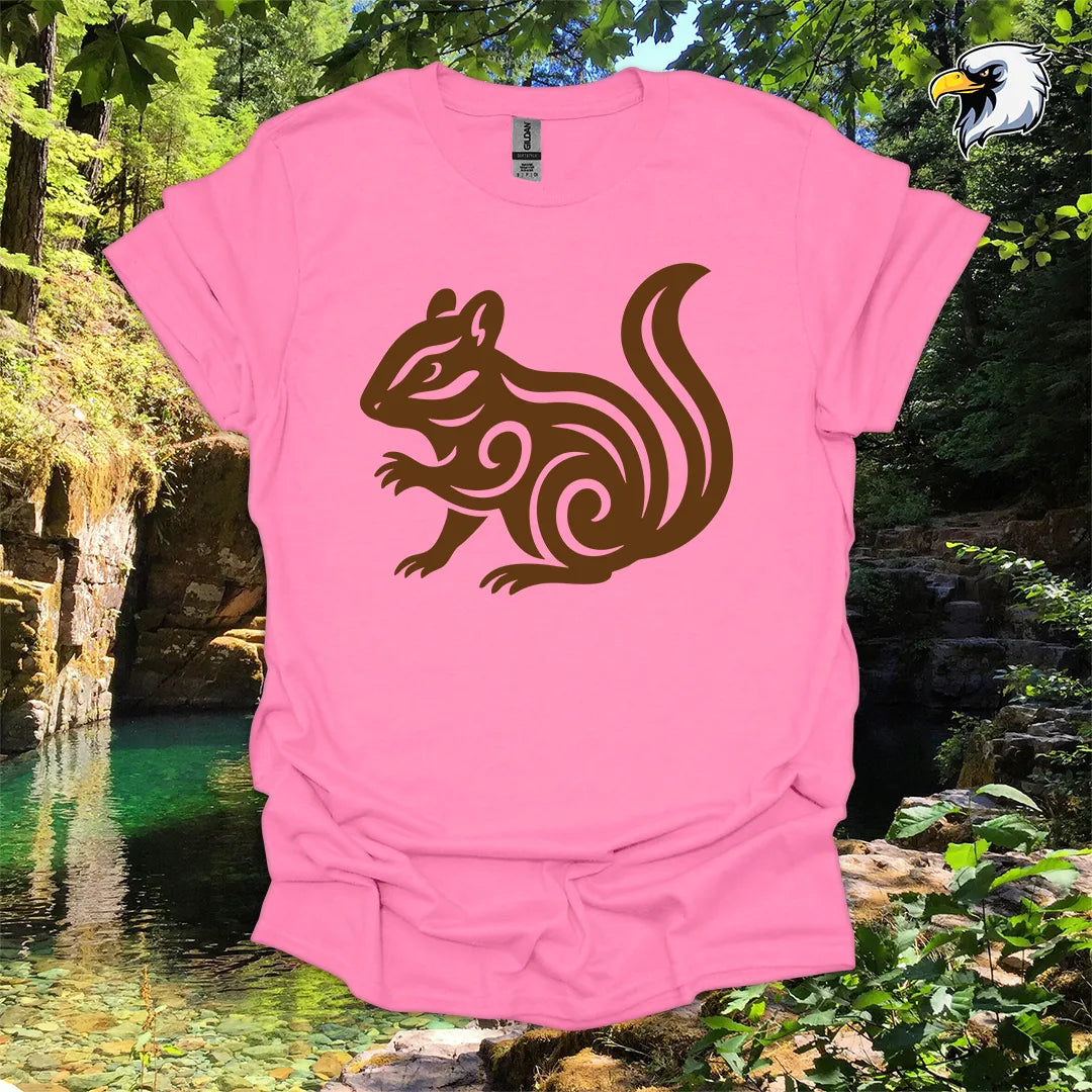 "Chipmunk" hiking t-shirt – Tribal Nature Graphic