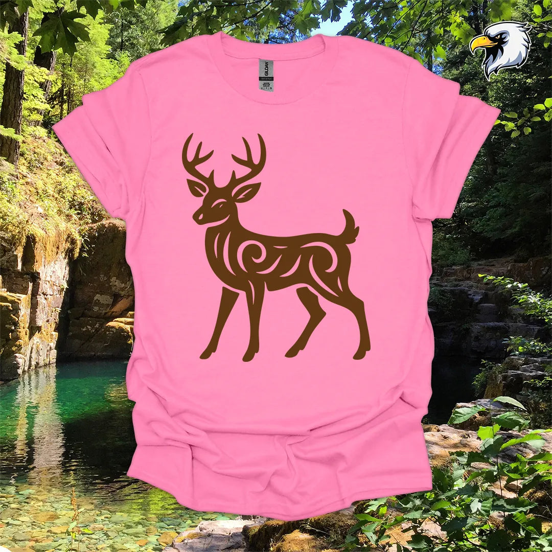 “White-tailed Deer” hiking t-shirt – Tribal Nature Graphic