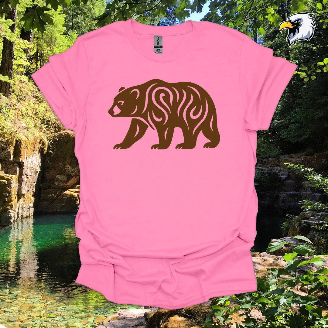 "Black Bear" hiking t-shirt – Tribal Nature Graphic