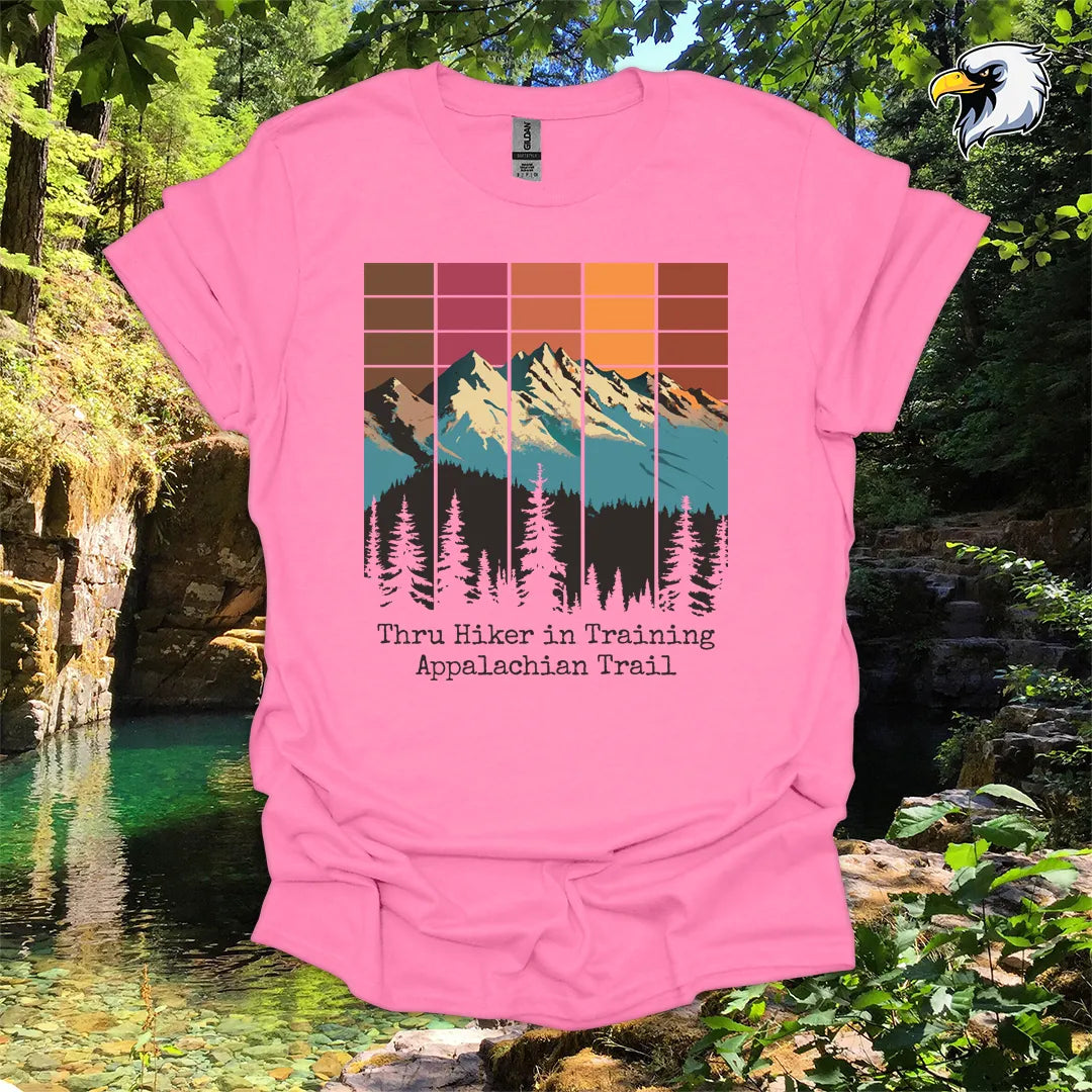 “Thru Hiker in Training Appalachian Trail” hiking t-shirt – Mountain Graphic
