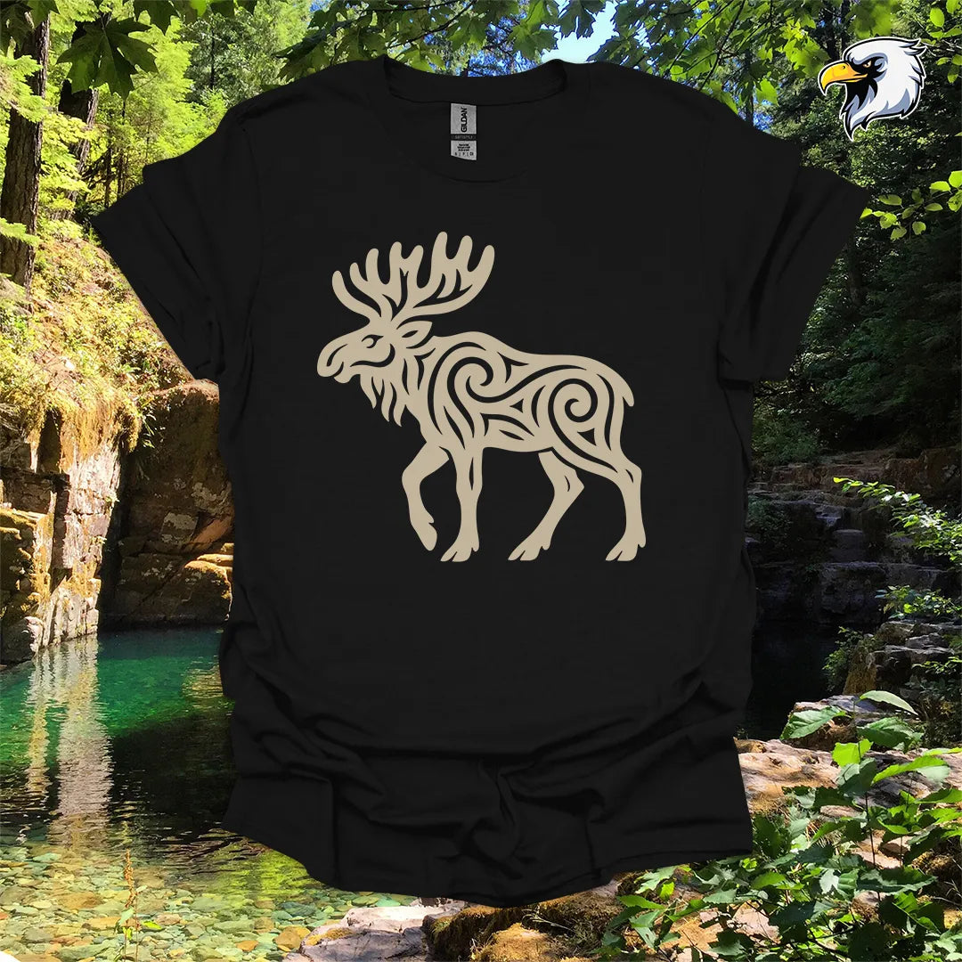 "Moose" hiking t-shirt – Tribal Nature Graphic
