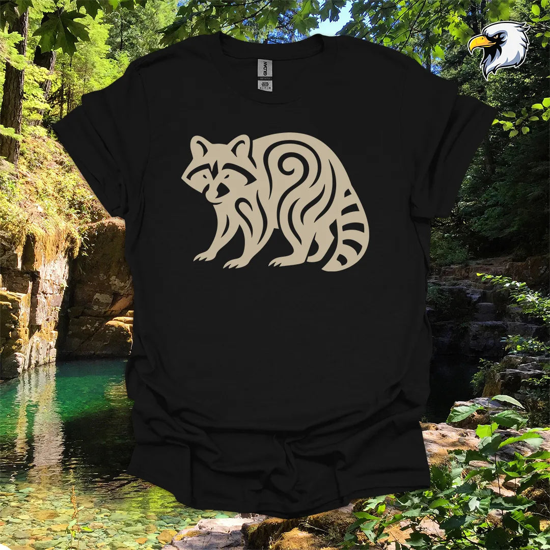 “Raccoon” hiking t-shirt – Tribal Nature Graphic
