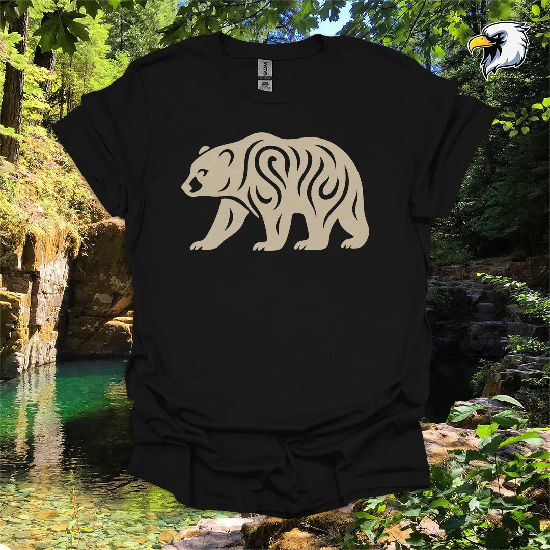 "Black Bear" hiking t-shirt – Tribal Nature Graphic