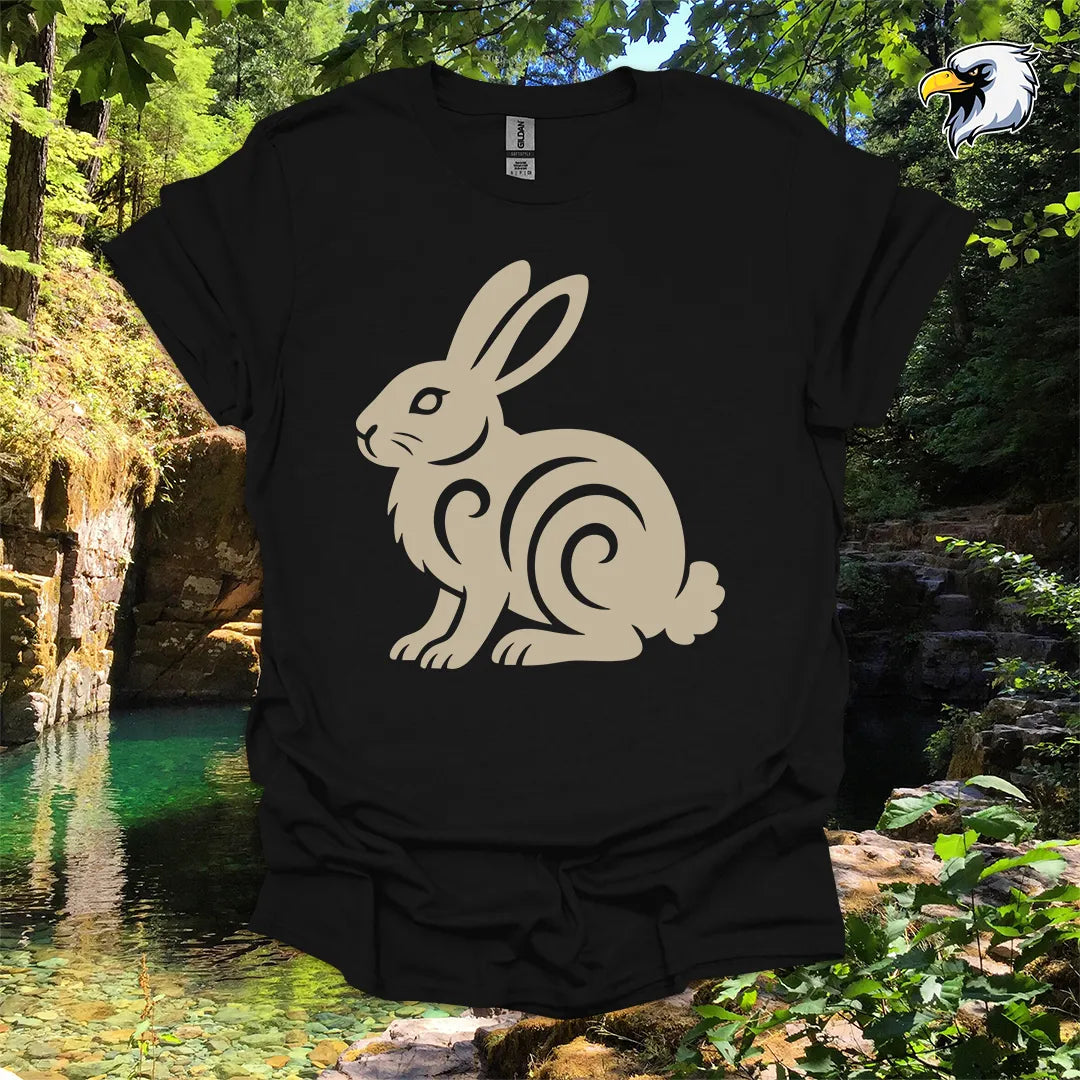 "Cottontail Rabbit" hiking t-shirt – Tribal Nature Graphic