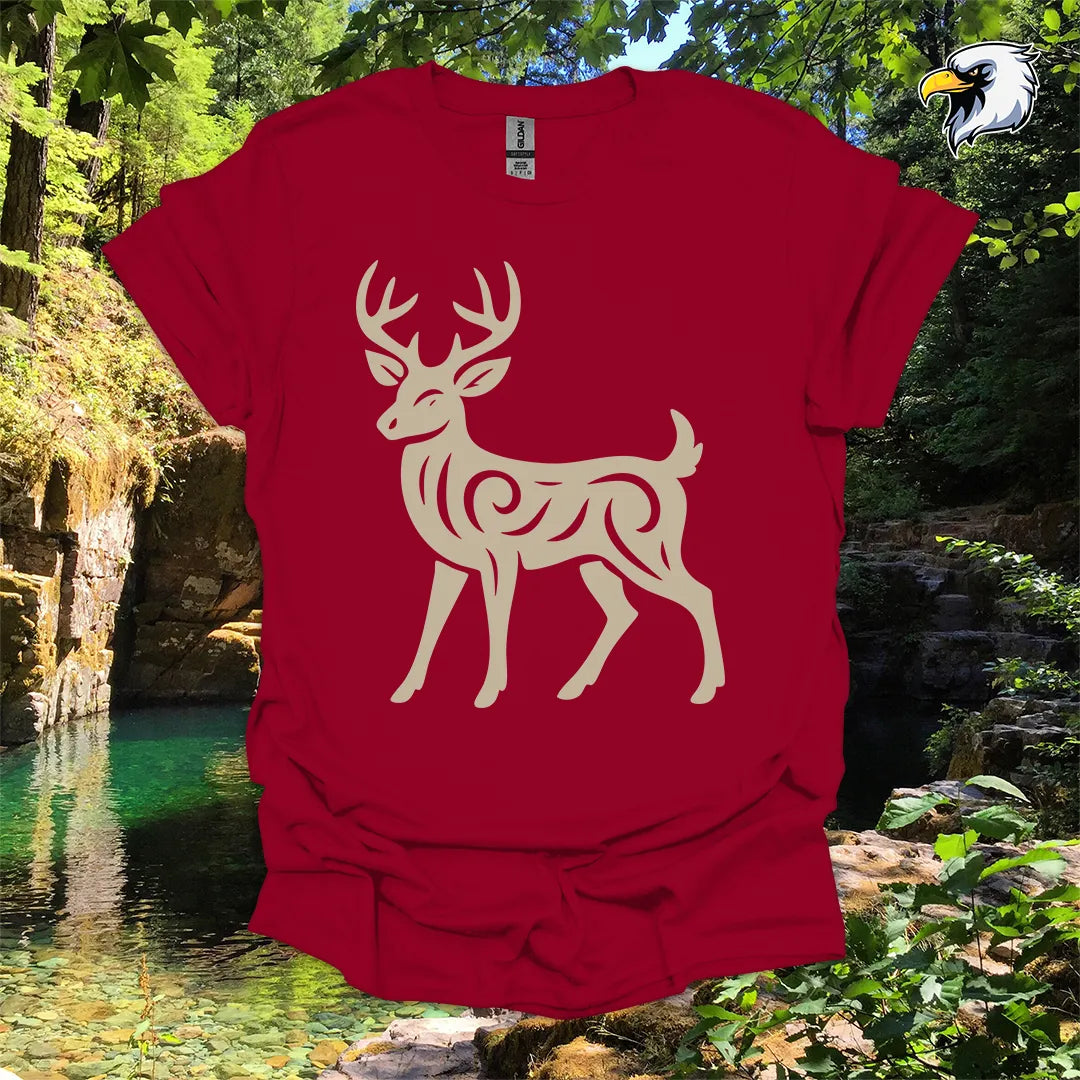 “White-tailed Deer” hiking t-shirt – Tribal Nature Graphic
