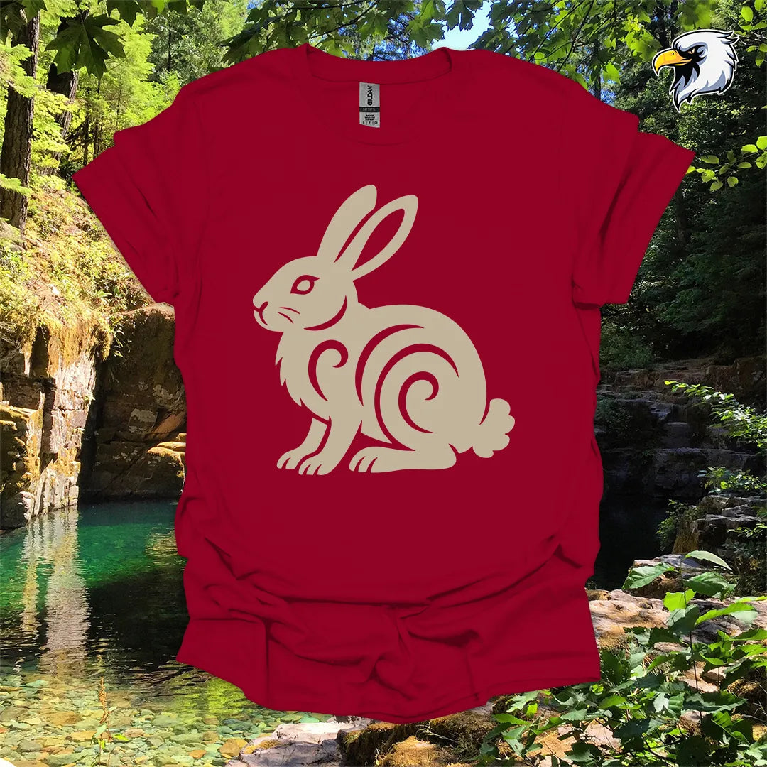 "Cottontail Rabbit" hiking t-shirt – Tribal Nature Graphic