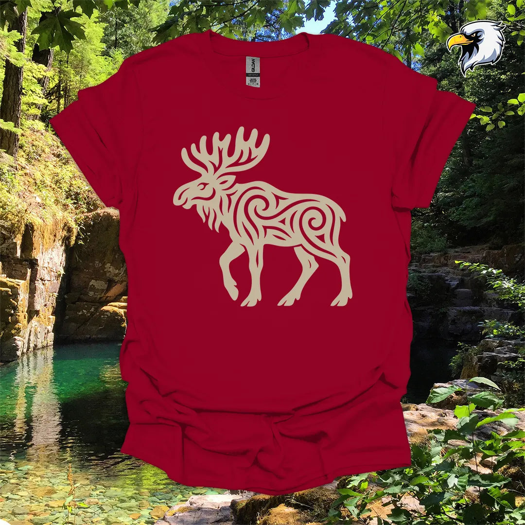 "Moose" hiking t-shirt – Tribal Nature Graphic