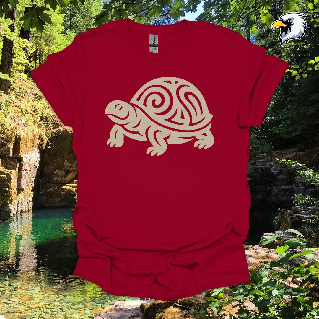 “Box Turtle” hiking t-shirt – Tribal Nature Graphic