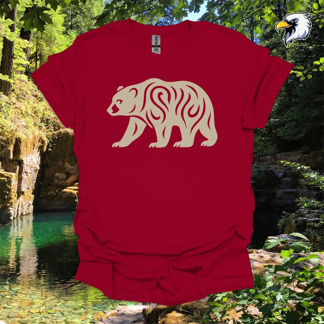 "Black Bear" hiking t-shirt – Tribal Nature Graphic