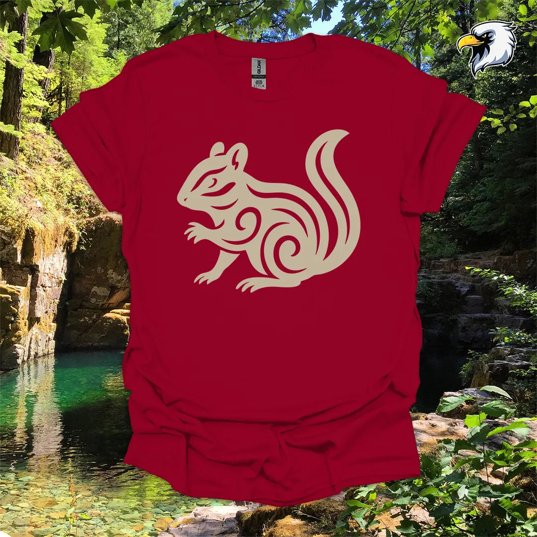 "Chipmunk" hiking t-shirt – Tribal Nature Graphic