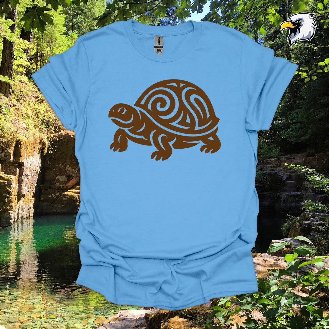“Box Turtle” hiking t-shirt – Tribal Nature Graphic