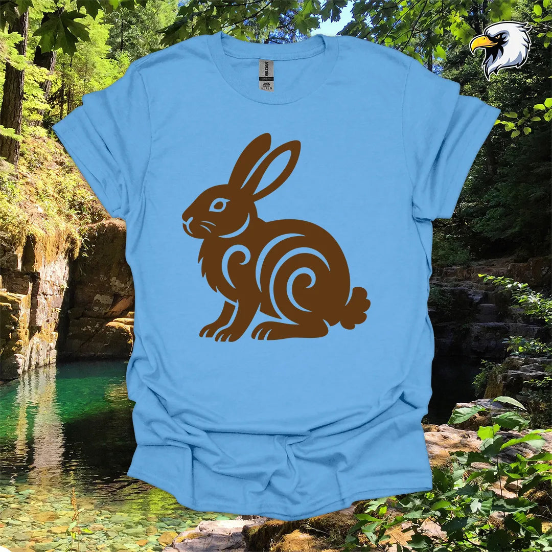 "Cottontail Rabbit" hiking t-shirt – Tribal Nature Graphic