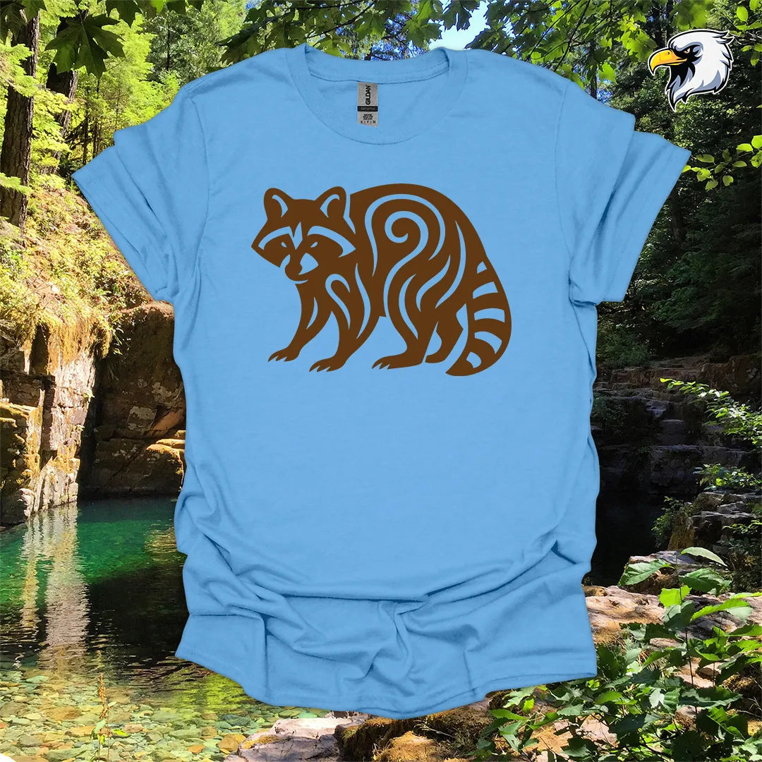 “Raccoon” hiking t-shirt – Tribal Nature Graphic