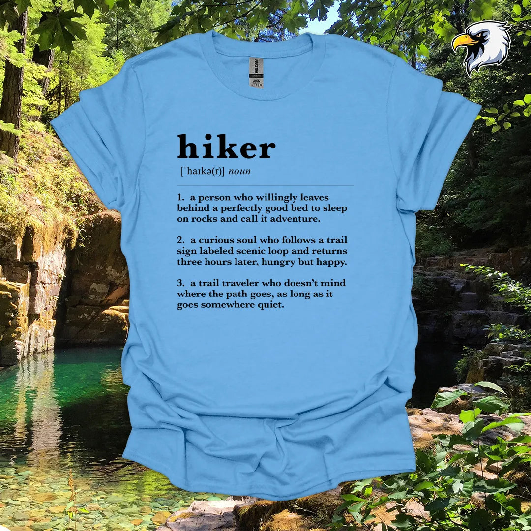 “Hiker Definition” hiking t-shirt – Dictionary Style