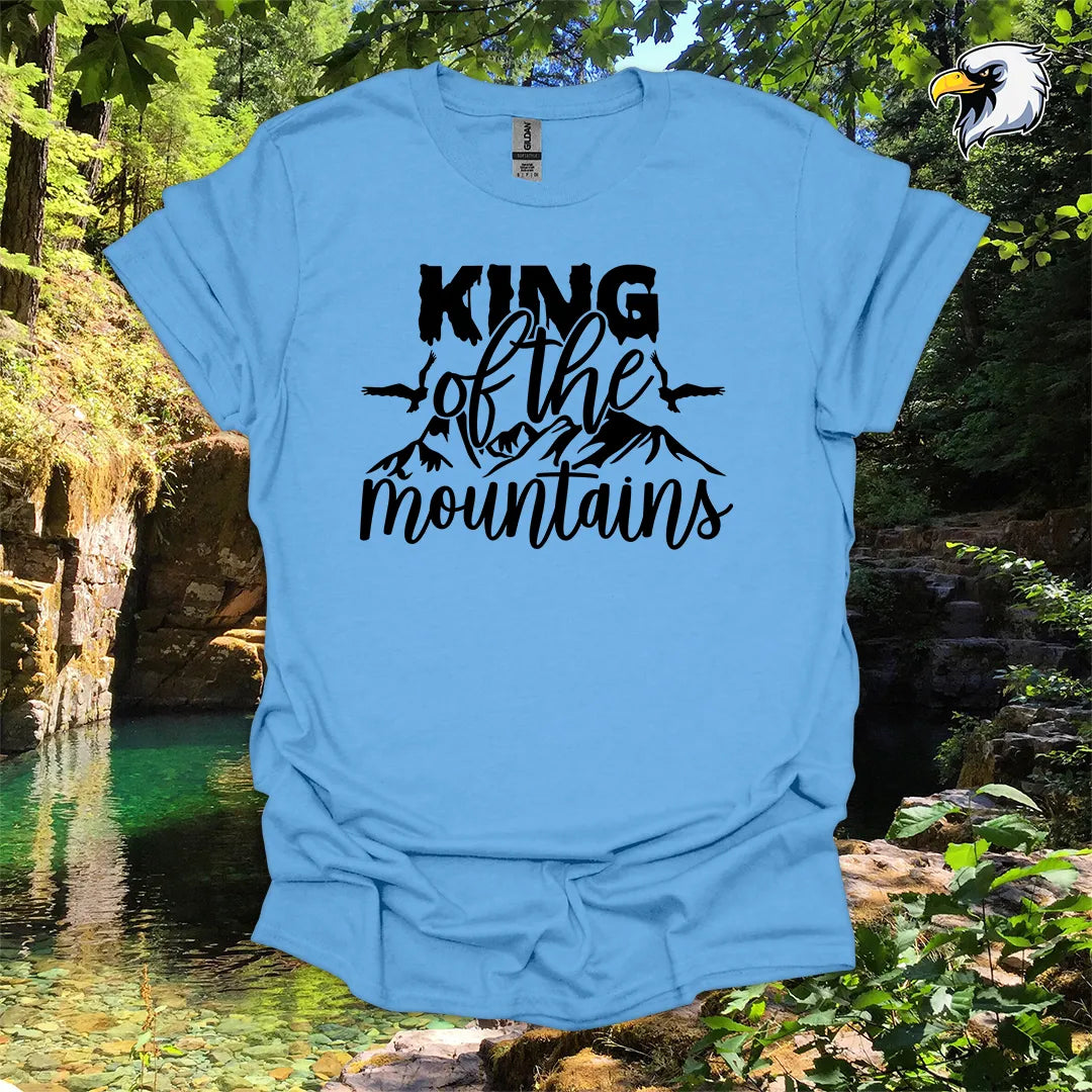 “King of the Mountains” hiking t-shirt – Mountain Graphic
