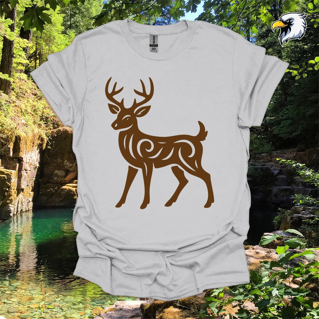 “White-tailed Deer” hiking t-shirt – Tribal Nature Graphic
