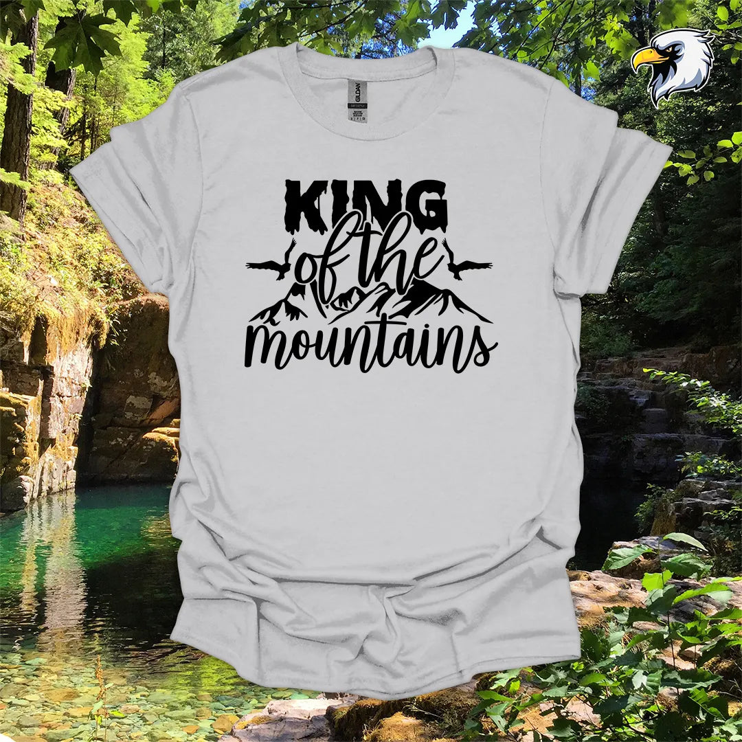 “King of the Mountains” hiking t-shirt – Mountain Graphic
