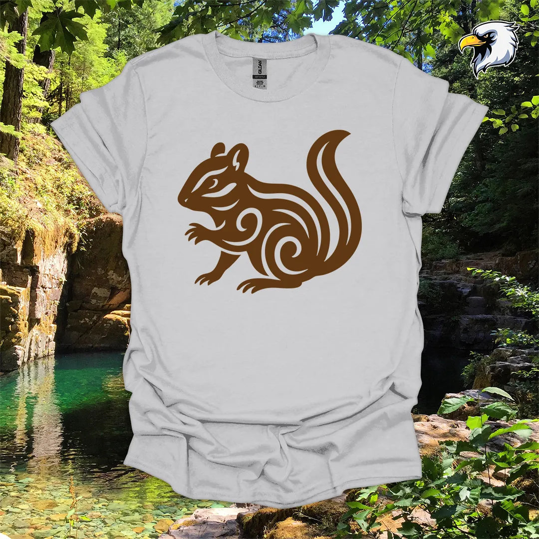 "Chipmunk" hiking t-shirt – Tribal Nature Graphic