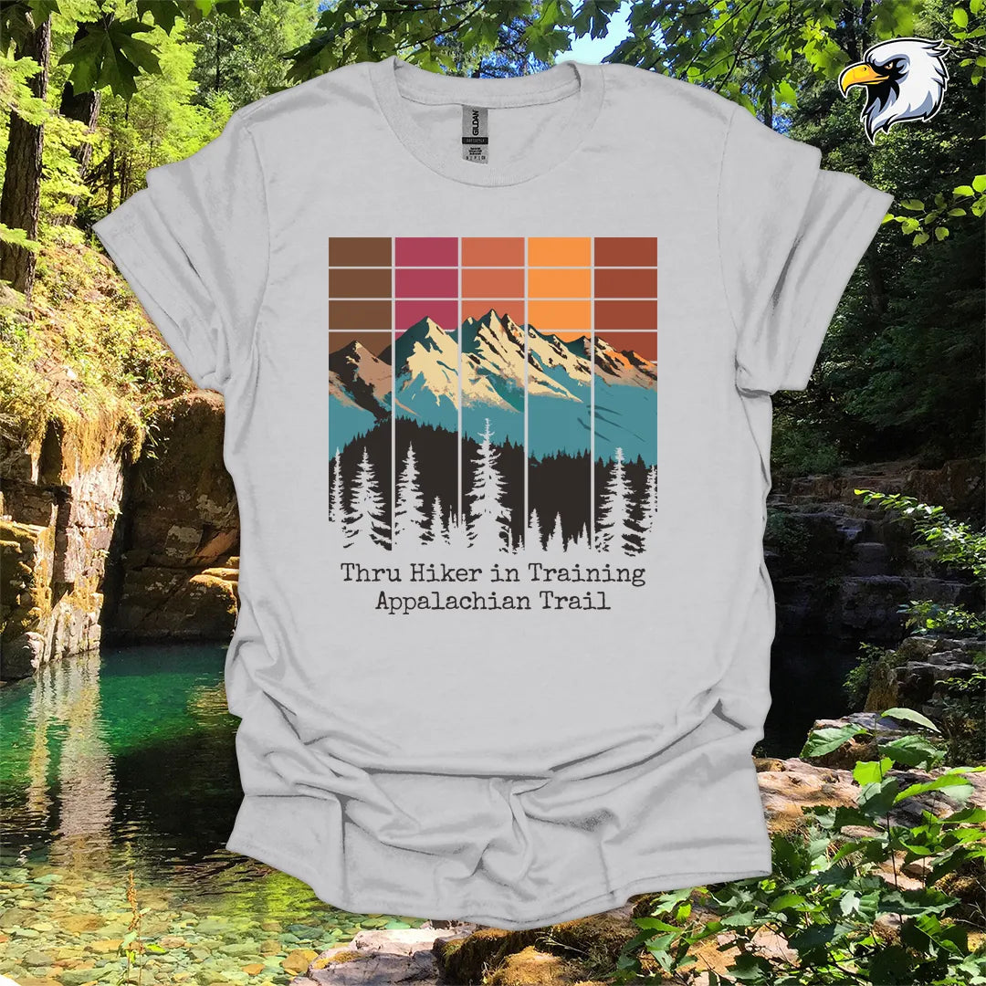 “Thru Hiker in Training Appalachian Trail” hiking t-shirt – Mountain Graphic