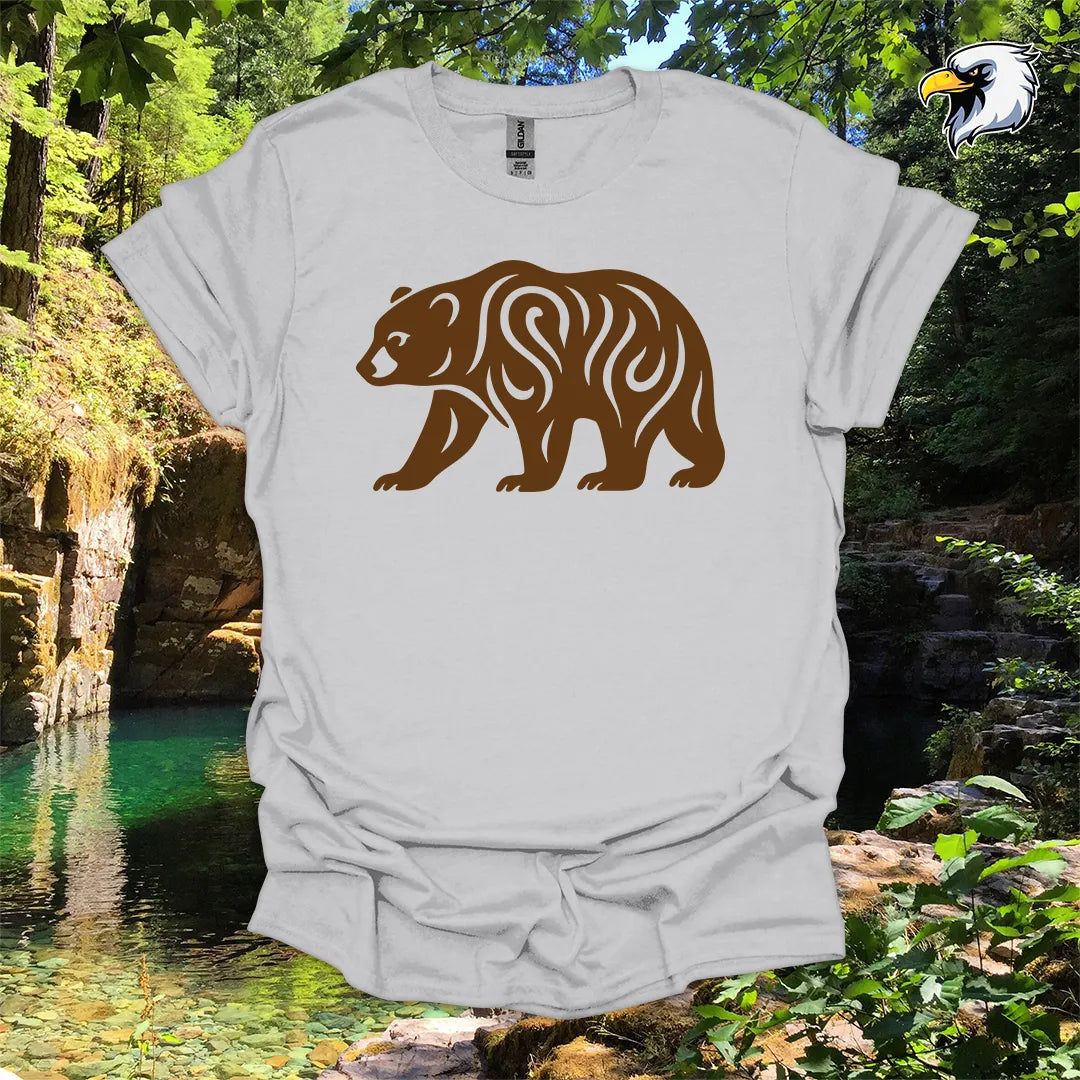 "Black Bear" hiking t-shirt – Tribal Nature Graphic