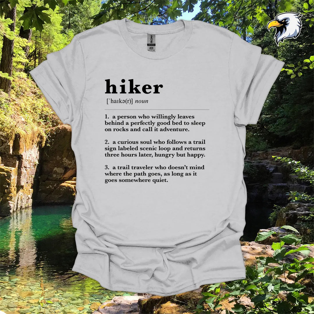 “Hiker Definition” hiking t-shirt – Dictionary Style