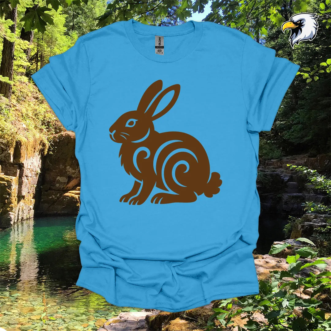 "Cottontail Rabbit" hiking t-shirt – Tribal Nature Graphic