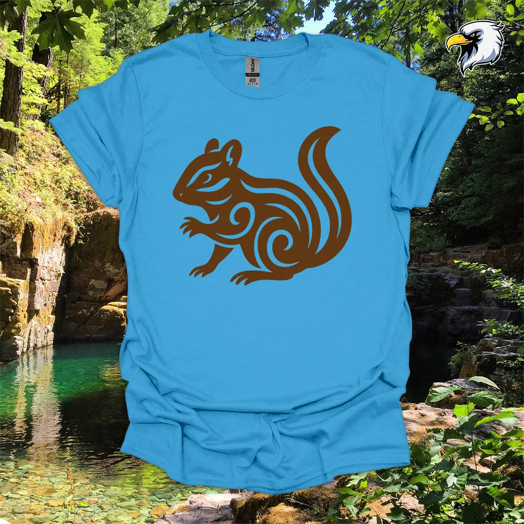 "Chipmunk" hiking t-shirt – Tribal Nature Graphic