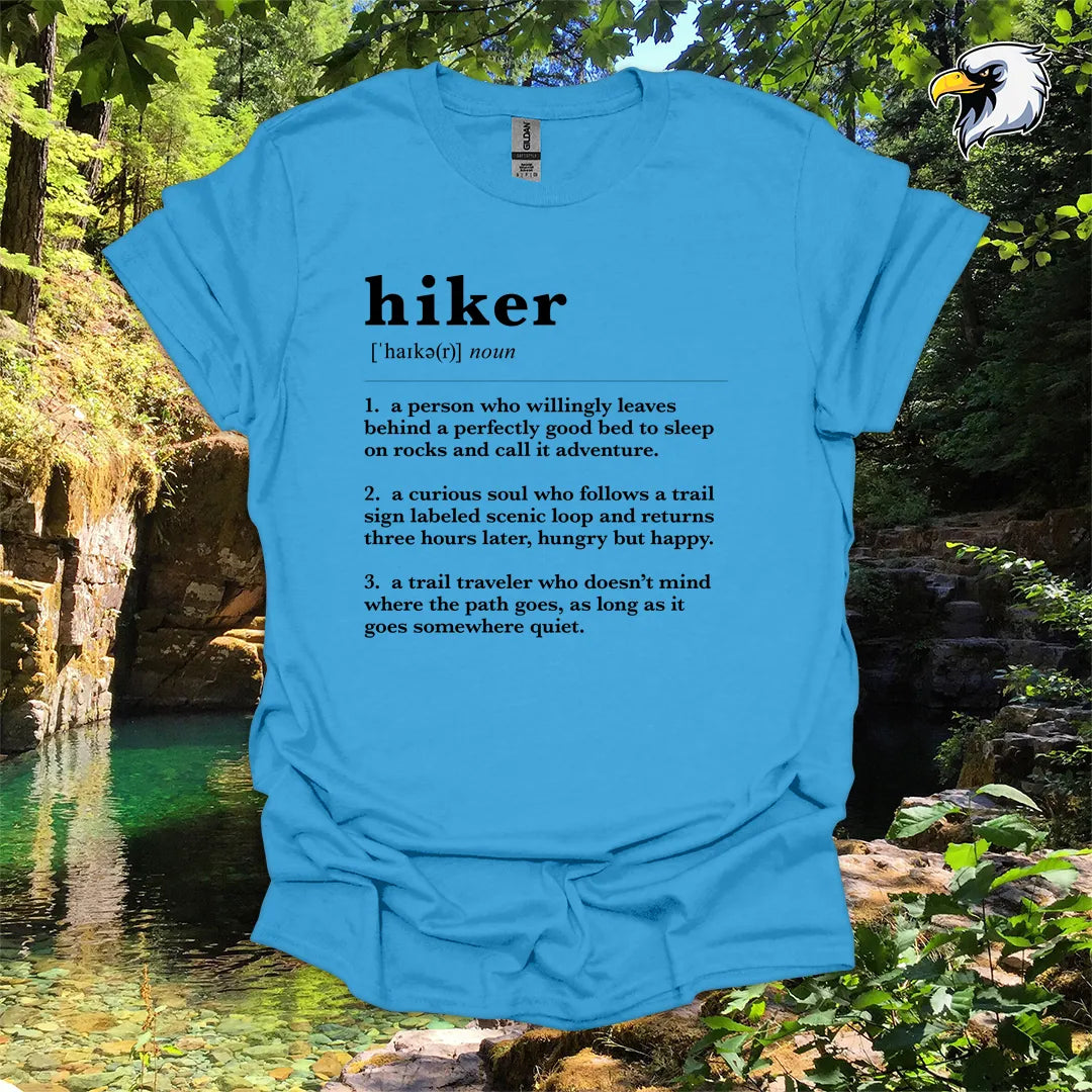“Hiker Definition” hiking t-shirt – Dictionary Style