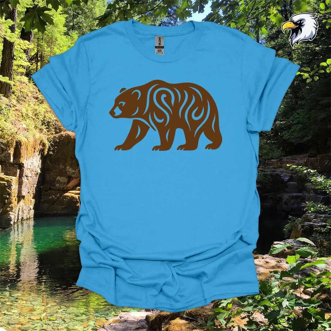 "Black Bear" hiking t-shirt – Tribal Nature Graphic