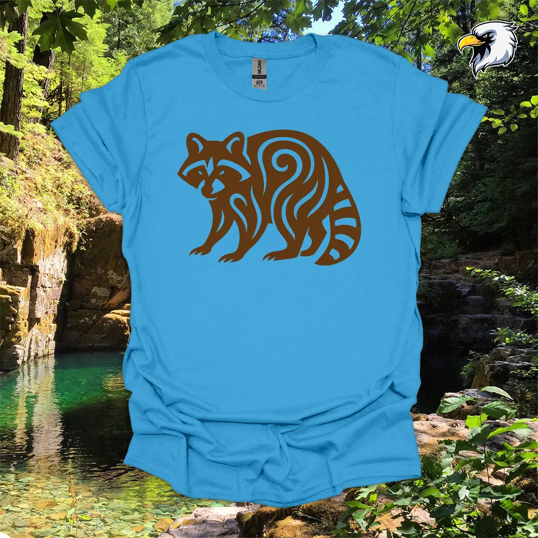 “Raccoon” hiking t-shirt – Tribal Nature Graphic