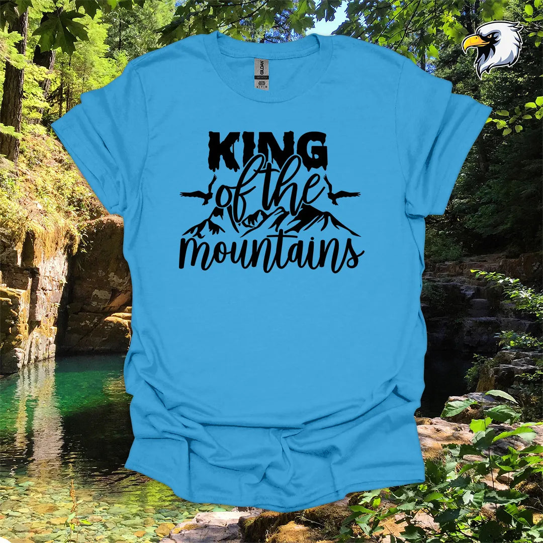 “King of the Mountains” hiking t-shirt – Mountain Graphic