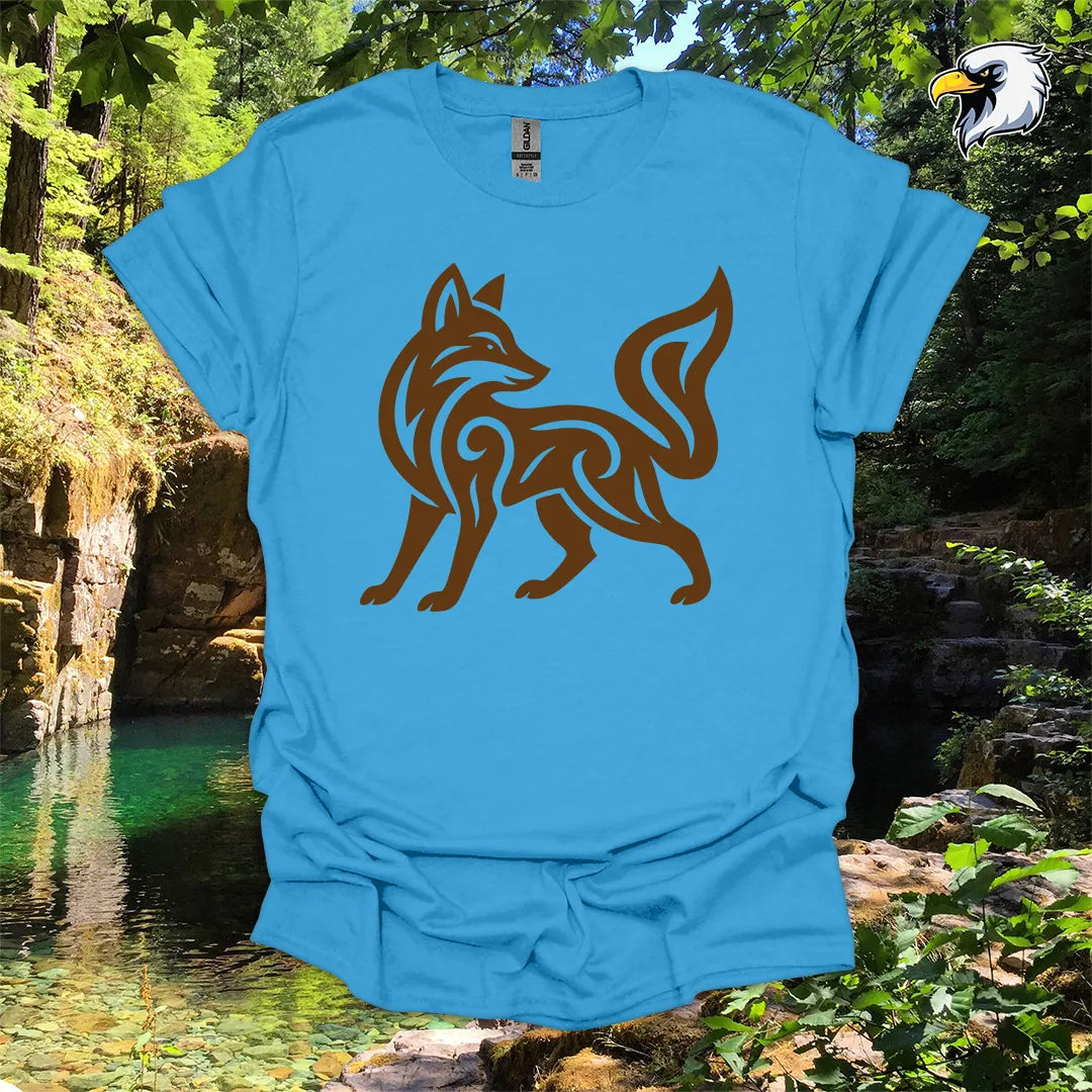 “Fox” hiking t-shirt – Tribal Nature Graphic