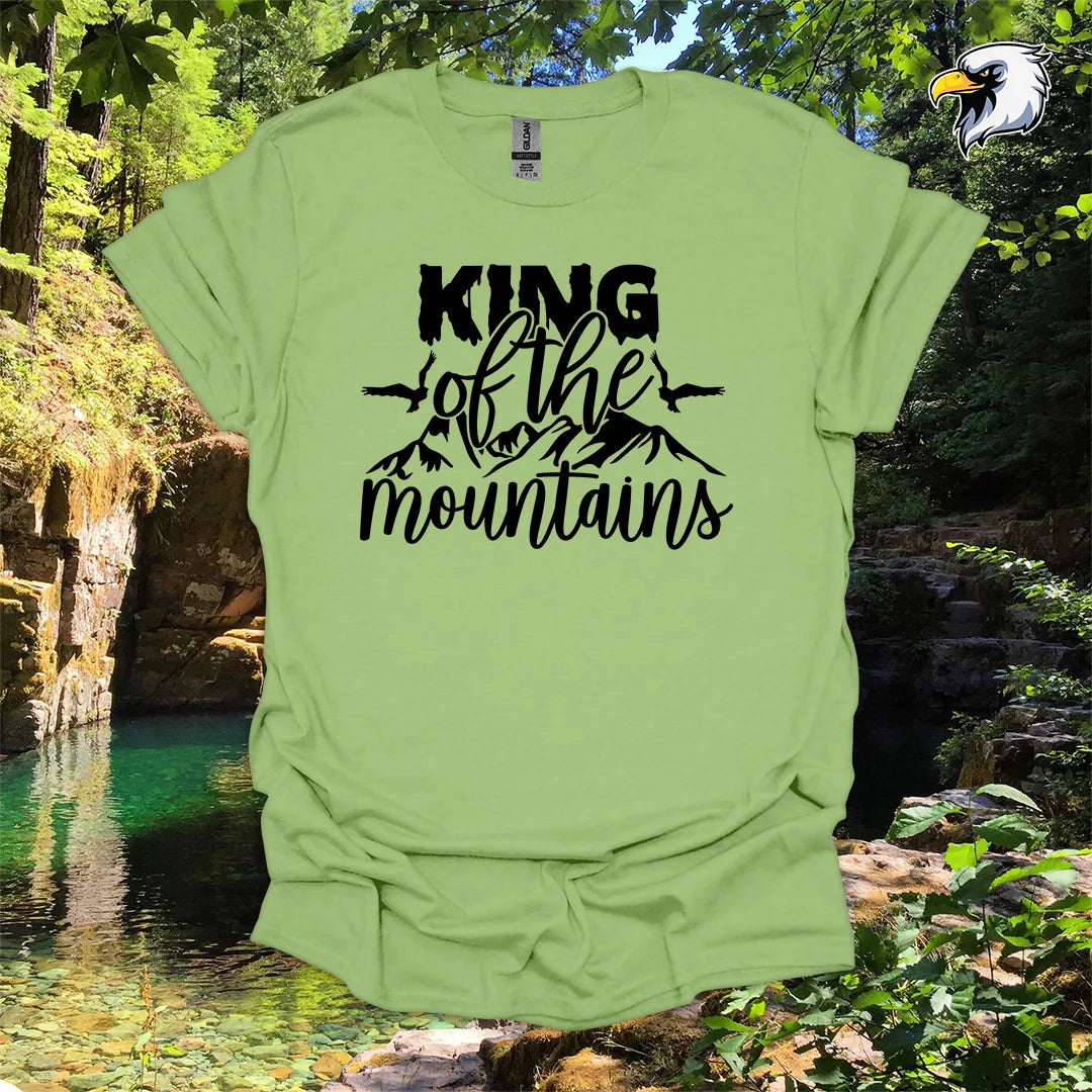 “King of the Mountains” hiking t-shirt – Mountain Graphic