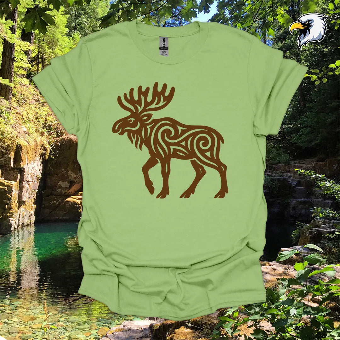 "Moose" hiking t-shirt – Tribal Nature Graphic
