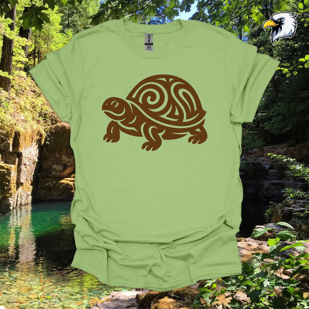 “Box Turtle” hiking t-shirt – Tribal Nature Graphic