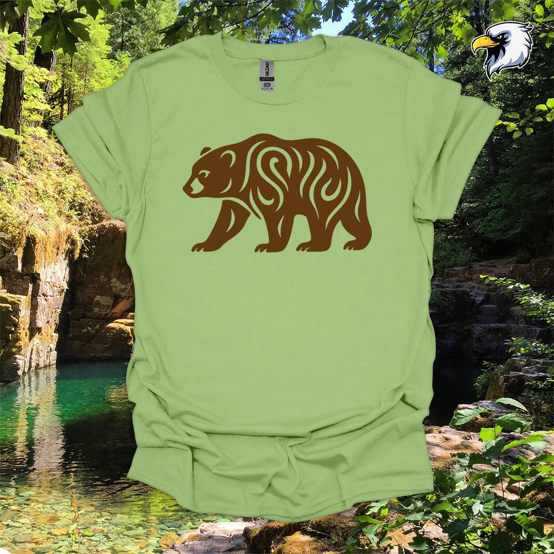 "Black Bear" hiking t-shirt – Tribal Nature Graphic