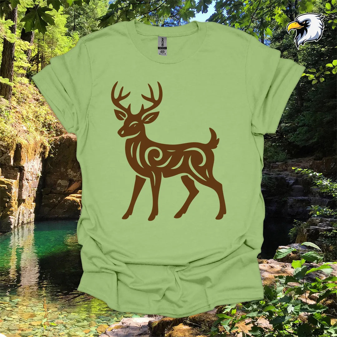 “White-tailed Deer” hiking t-shirt – Tribal Nature Graphic