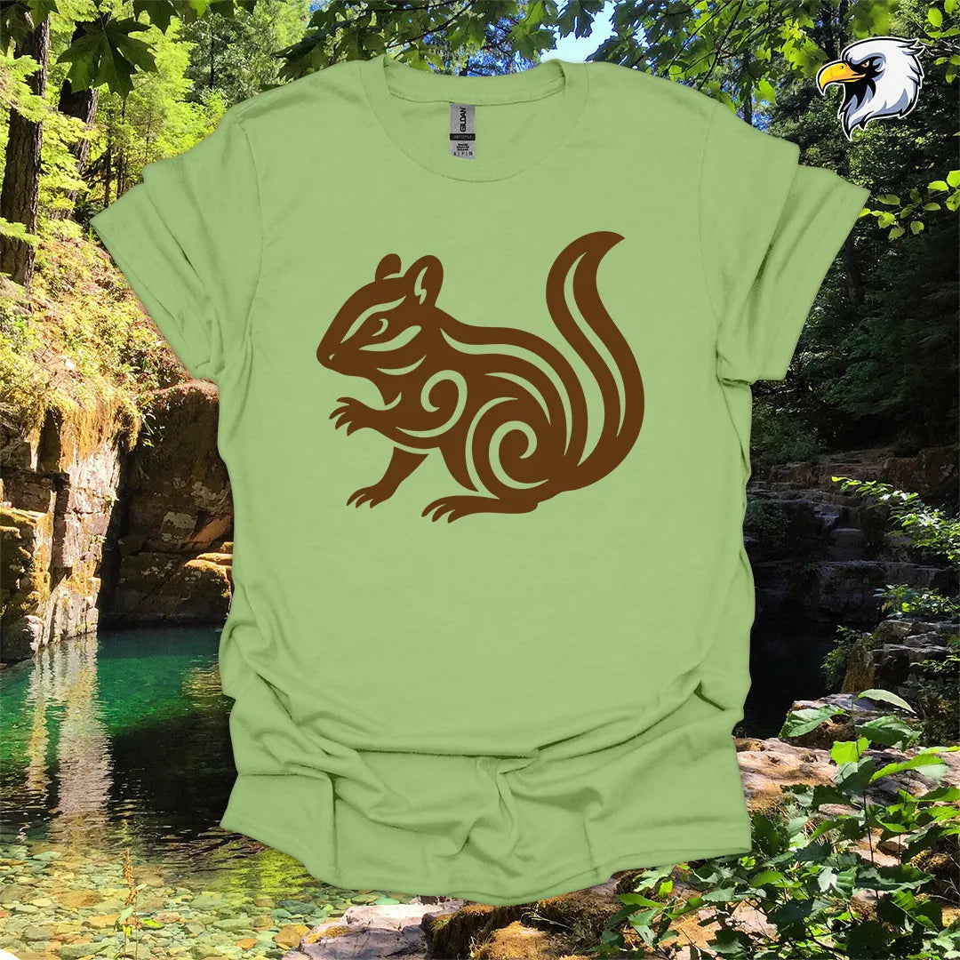"Chipmunk" hiking t-shirt – Tribal Nature Graphic