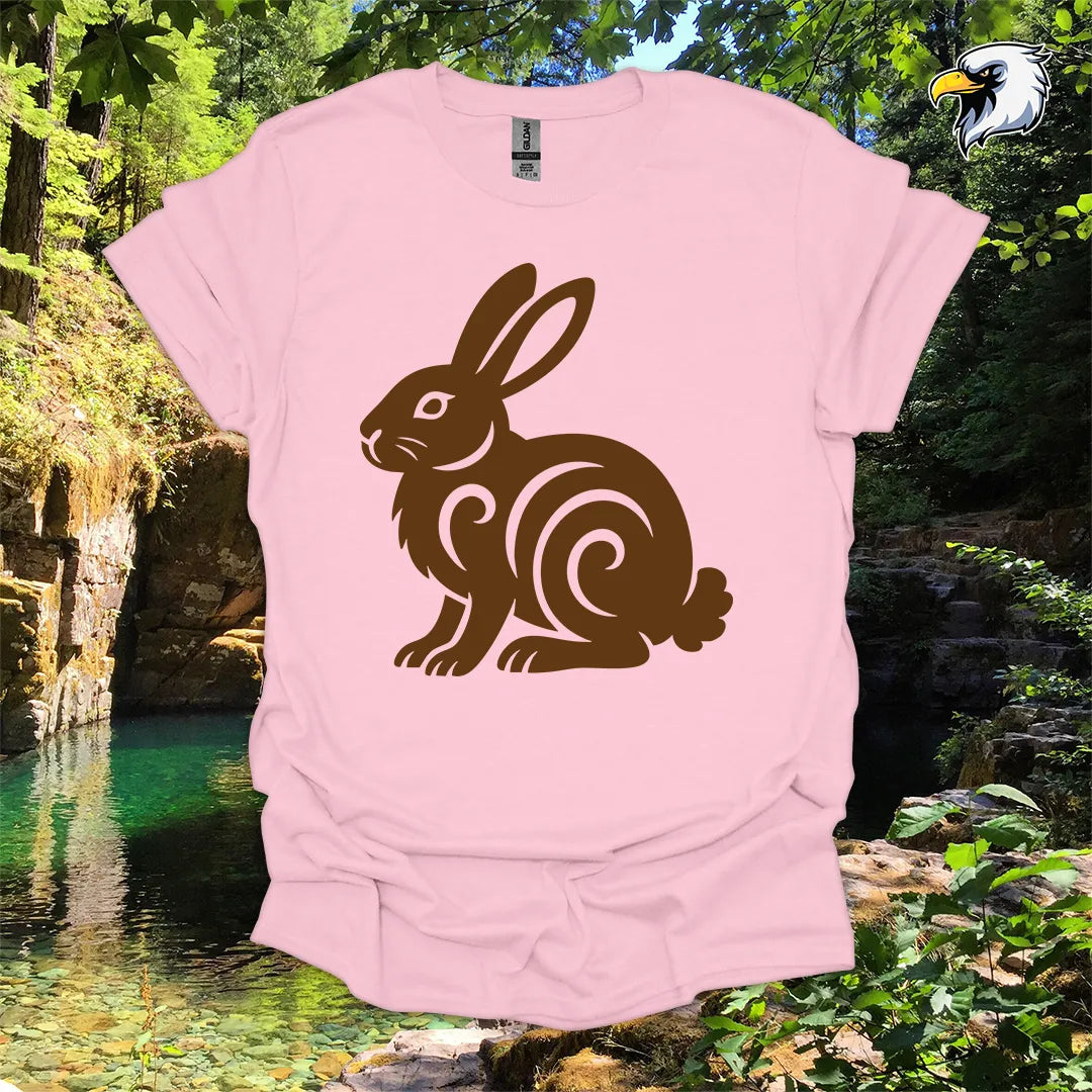 "Cottontail Rabbit" hiking t-shirt – Tribal Nature Graphic