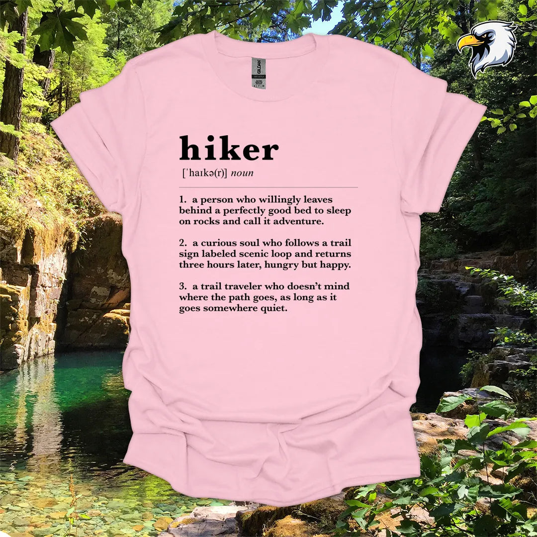 “Hiker Definition” hiking t-shirt – Dictionary Style