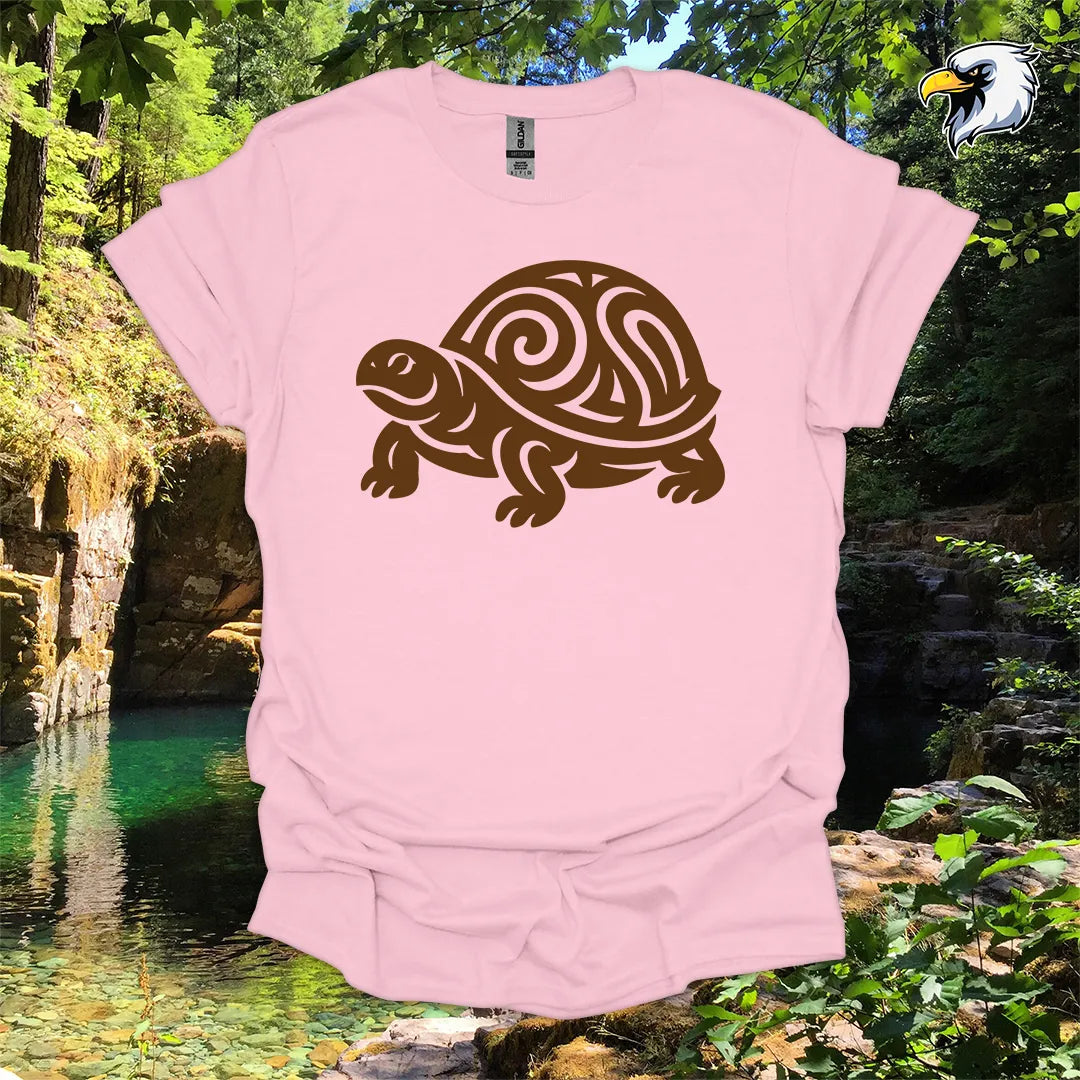 “Box Turtle” hiking t-shirt – Tribal Nature Graphic