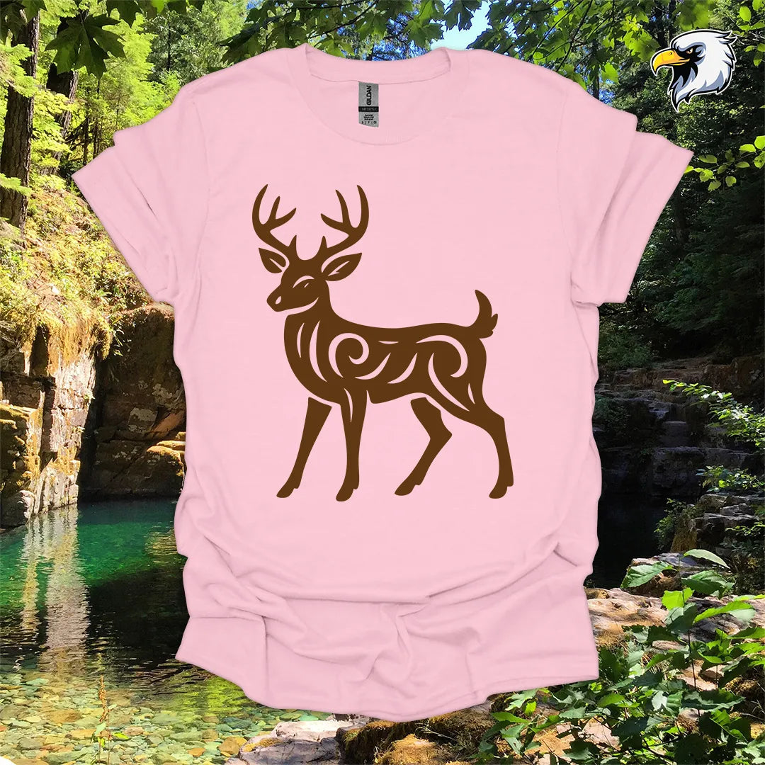 “White-tailed Deer” hiking t-shirt – Tribal Nature Graphic